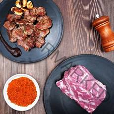 초원식품 (냉장 냉동)12개월미만 A++청정 양고기, 1개, (냉장) 양고기 등심 350g+양념(10g)