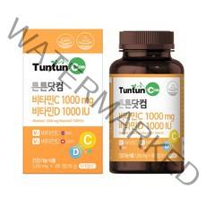 튼튼닷컴 비타민C 1000mg 비타민D 1000IU [6개월분], 1개, 216g