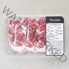 빌라스포크 무항생제 인증 목심 구이용 (냉장), 500g, 1개