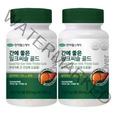 한미헬스케어 간에 좋은 밀크씨슬 골드, 90정, 2개
