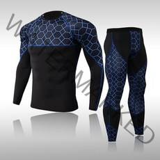 빠른 건조 압축 피트감 남성용 스키 열 속옷 세트