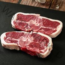 초원식품 (냉장 냉동)12개월미만 A++청정 양고기, 1개, (냉동) 양고기 티본스테이크 500g+양념(10g)