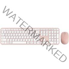 한성컴퓨터 Win / Mac 전환 무선 키보드 마우스 세트, 핑크, 일반형, LKM500