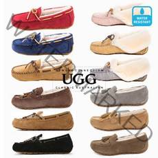 오즈웨어 오즈웨어 UGG 2022 겨울 모카신 양털 태슬 리본 단화 겨울신발 호주 어그