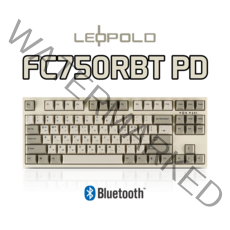 레오폴드 FC750RBT PD 화이트 투톤 한글 갈축