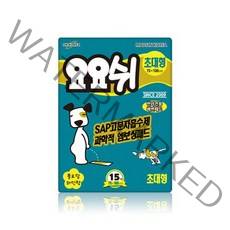 [요요쉬] 강아지배변패드 일반초대형 15매, 향_플로랄와인향