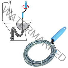 배수구 스프링 관통기 뚜러뻥 4M 하수구 배관 청소기