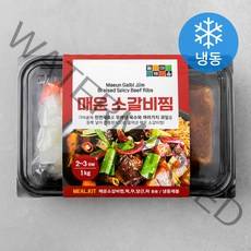 돌깨마을 매운 소갈비찜 (냉동), 1kg, 1개