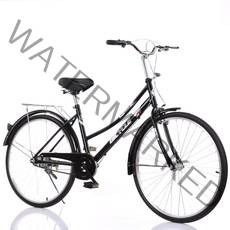 자전거 성인 남자 24인치 26인치 레트로 자전거 출퇴근용 노인 뚜벅이 일반 자전거 입문용 로드 자전거 출퇴근자전거 26인치 프레임 경량 트렉 트랙 로드바이크, 단속 + 24인치cm