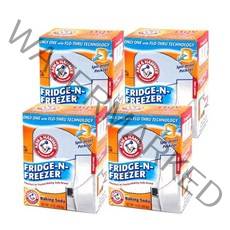 암앤헤머 냄새제거 베이킹소다 냉장고탈취제, 4개, 396.8g