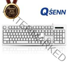 무료 큐센 SEM-DT45 NEW Plus USB 화이트 유선키보드