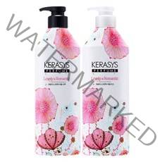 케라시스 러블리 앤 로맨틱 퍼퓸 샴푸 600ml + 린스 600ml 세트, 1세트