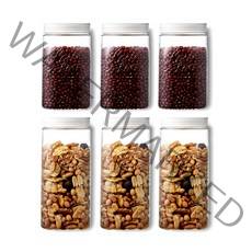 락앤락 도어포켓 캐니스터 용기세트 750ml x 3p + 1L x 3p, 1세트