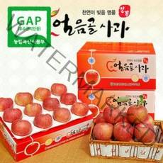 (햇사과) "무지개농원" 밀양 얼음골사과 아삭 달콤 5kg 10kg, 1박스, 10kg 46과