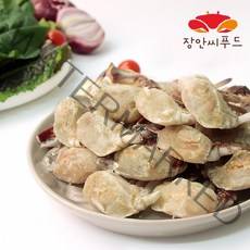 장안씨푸드 국내산 손질 절단 숫꽃게(중), 1개, 1kg