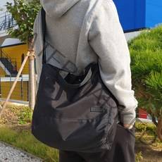 남자 가방 에코백 크로스백 블랙 무지 텀블러백
