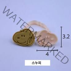 스누피 쿠키틀 쿠키커터 모양틀 만들기 6종세트@, 1개