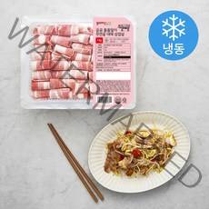 곰곰 돌돌말이 무연골 대패 삼겹살 (냉동), 1kg, 1개입