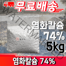 [무료배송]염화칼슘 74% 5kg 제설작업 습기제거제 제설용소금 습기방지 미끄러움 도로 눈 제거