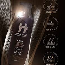 하이본헤어 천연 탈모케어샴푸 기능성 대용량 새치 두피 각질 관리 400ml, 1개