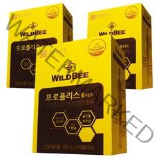 종근당건강 와일드비 프로폴리스 플러스, 60캡슐, 3개