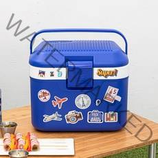 아이스박스 차량용 낚시용 캠핑용 아이스쿨러 (DIY 스티커포함) (9.5L/17L/22L 3종 택1), 아이스박스 17L