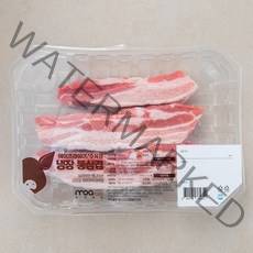 모아미트 캐나다산 보리먹인 암퇘지 삼겹살 에어프라이어용 (냉장), 1kg, 1개