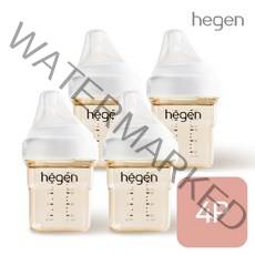 [헤겐] 애착젖병 PPSU 150ml 4P (꼭지포함), 상세 설명 참조, 상세 설명 참조