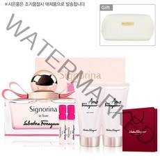 [AK PLAZA] [페라가모] 세뇨리나 인 피오레 EDT 50ml 바디로션 파우치 세트, 옵션선택