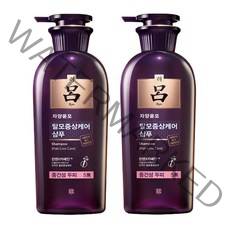 려 자양윤모 탈모증상케어 샴푸, 400ml, 2개