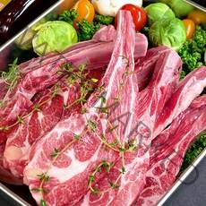 [100% 손질 양고기] 숄더랙 프렌치렉 토마호크 양꼬치 양갈비 프렌치드 램 큐브 스테이크 프리미엄 호주산 구이용, 3) 램 숄더랙 300g [2~3대]