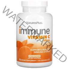 NaturesPlus 비타민민 C 시트러스 500 mg 츄어블 100정