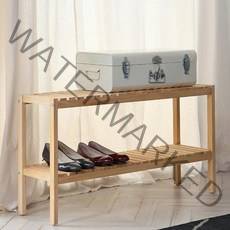 베스트리빙 원목 신발장 겸용 2단 벤치 900 대, 내츄럴
