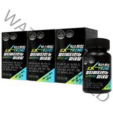 익스트림 멀티비타민&미네랄 700mg X 60정 (6개월분), 3개