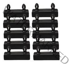 침대프레임 20/50pcs 플라스틱 슬레이트 엔드 캡 침대 센터 홀더 교체 블랙 싱글/더블 가구 프레임을 들고, [03] single head 20pcs, 03 single head 20pcs