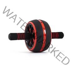 아이워너 AB슬라이드 휠 복근 코어운동 +무릎패드, 레드