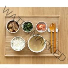 단아 1인 한식 홈그릇 도자기 식기세트 8P 2color, 블랙