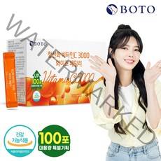 [보뚜] 항산화 비타민C 3000 와이즈 패밀리 100포 x 1박스, 단품, 단품