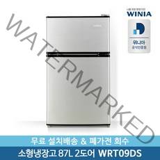 [딤채] [위니아] 정품 87리터 2룸 미니/소형냉장고 WRT09DS 무료설치배송, 상세 설명 참조