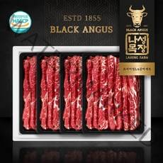 [바다씨네 축산물]1855블랙앵거스 탑초이스등급 LA갈비 선물세트 4kg 설선물세트