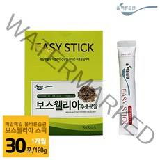 올바른습관 보스웰리아 분말가루 스틱 추출분말 가루 30포 60포 90포, 1박스, 120g