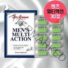 맨즈 멀티액션 미네랄제 남성종합비타민 남편비타민 20대 30대 40대 50대 60대 남성 비타민미네랄 남성멀티비타민 직장인비타민 중년비타민 중년종합비타민 노인종합영양제 약 1개월, 30정, 1, 30정