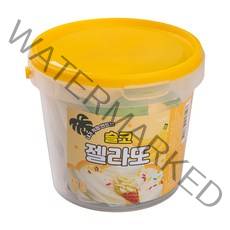슬코 슬라임 만들기 바나나젤라또, 투명, 300g