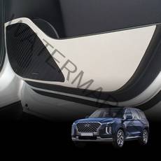 벤딕트 팰리세이드 튜닝 가죽 도어커버 스크래치방지커버, 01. 1열 2열 도어, 블루