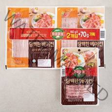의성마늘 담백한 베이컨 160g x 2개 + 70g, 1세트