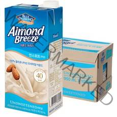 블루다이아몬드 아몬드 브리즈 언스위트, 10개, 950ml