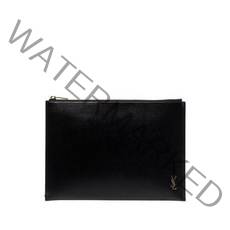 생로랑 YSL 607779 02G0W 1000 모노그램 금장 클러치백