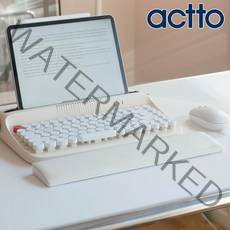 가죽 미니 키보드 손목받침대 패드 팜레스트 쿠션 텐키리스 키보드받침 보호대, 아이보리