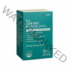 뉴트리코어오메가3 식물성 알티지 오메가3 1126mg x 30캡슐 알지티 오매가3 오메가스리, 6개