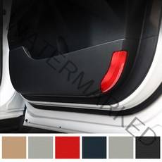 포원 2023 더뉴 팰리세이드 페이스리프트 도어커버 프리미엄 가죽 스크래치방지 보호커버, 코튼베이지, 현대 팰리세이드 신형 도어커버, 현대